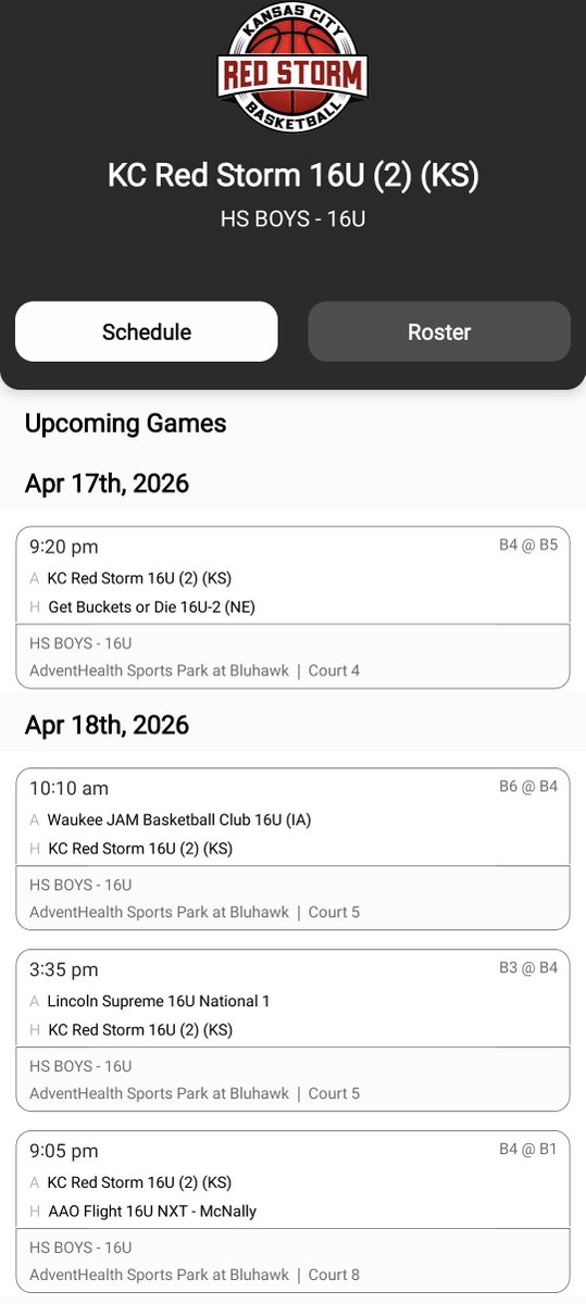 KC Red Storm (16U) tweet media