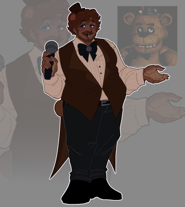 DoeDoodles_'s tweet image. some fnaf gijinkas 
#fnaf #fivenightsatfreddys