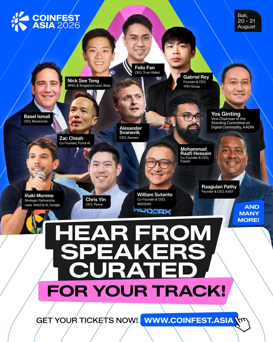 Coinfest Asia | Largest Crypto Festival tweet media