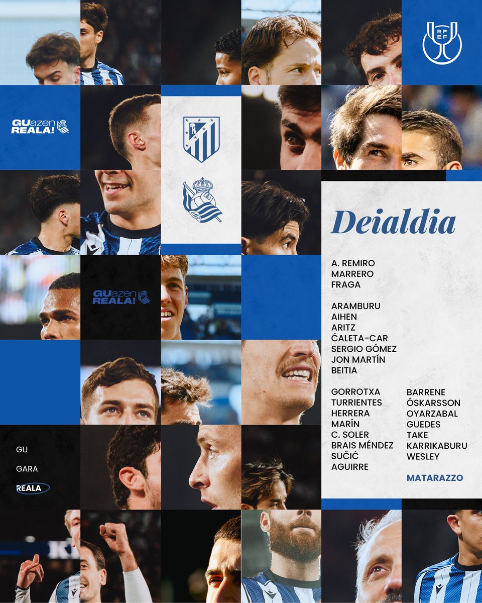 🏆 Sevilla, allá vamos. 𝗞𝗢𝗣𝗔𝗥𝗘𝗡 𝗕𝗜𝗟𝗔! 

#GUazenREALA