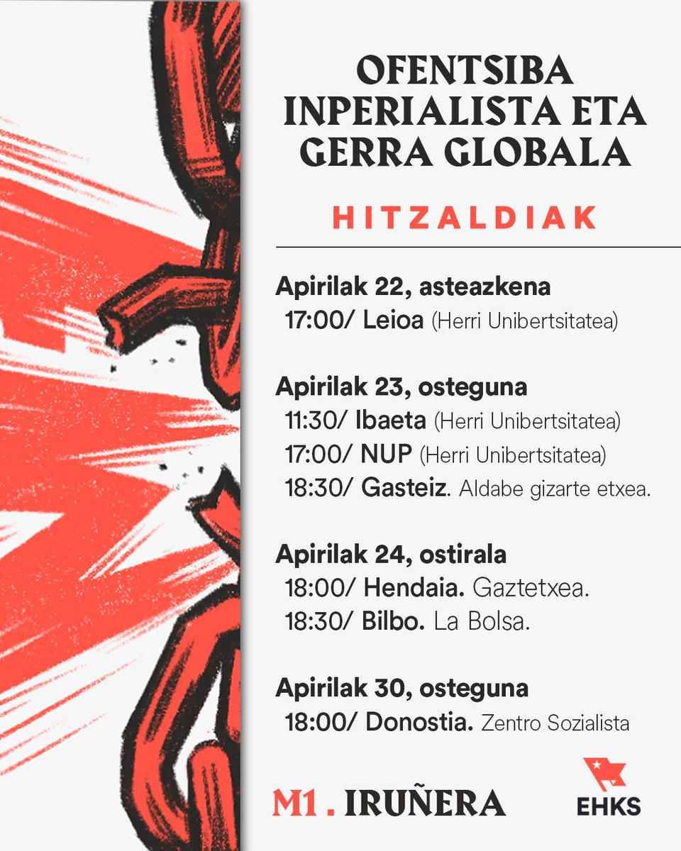 Euskal Herriko Kontseilu Sozialista tweet media