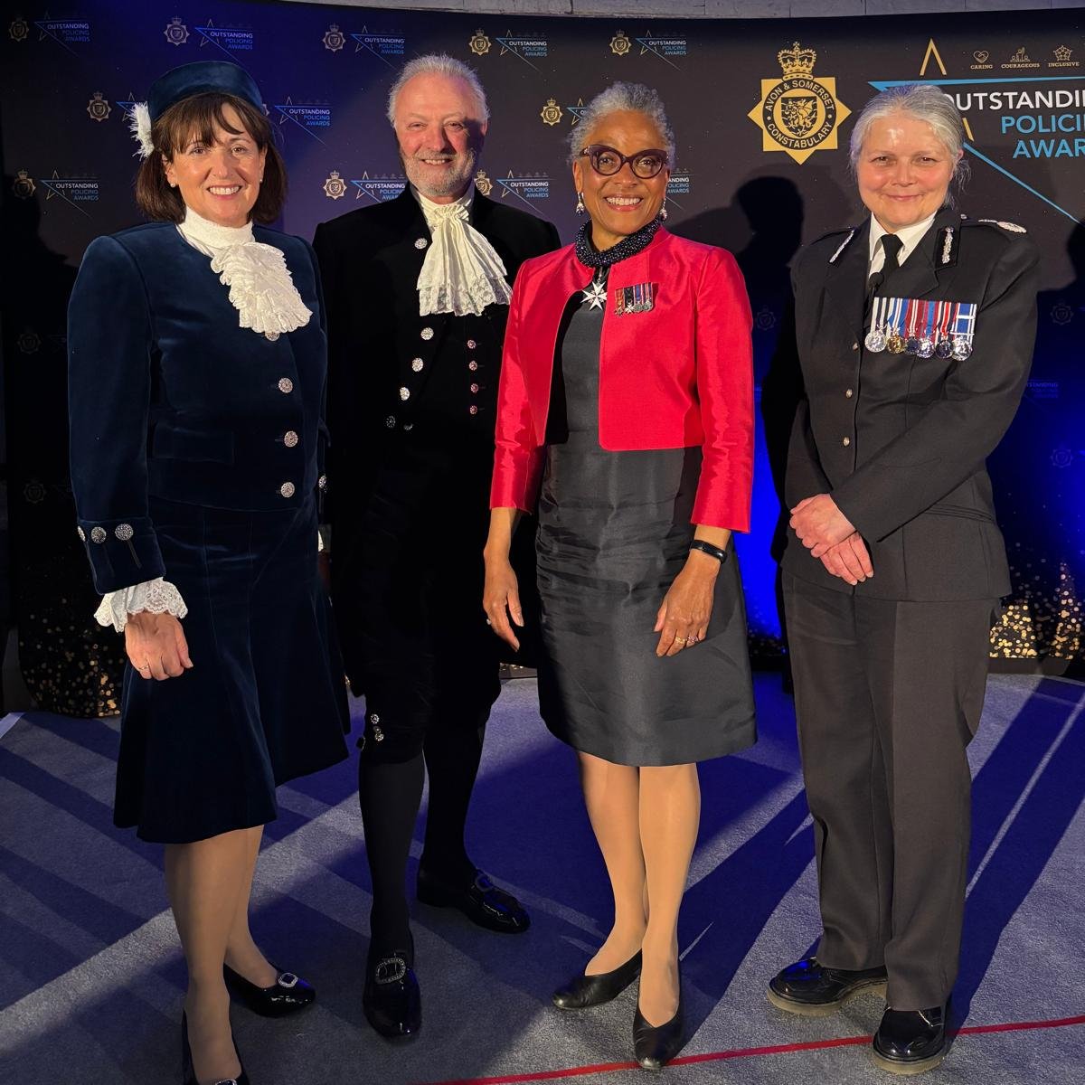 PeachesTweets's tweet image. An inspiring evening highlighting the amazing stories at the Avon &amp;amp; Somerset Outstanding #Policing Awards. #Congratulations to every finalist and winner in these inspiring awards.