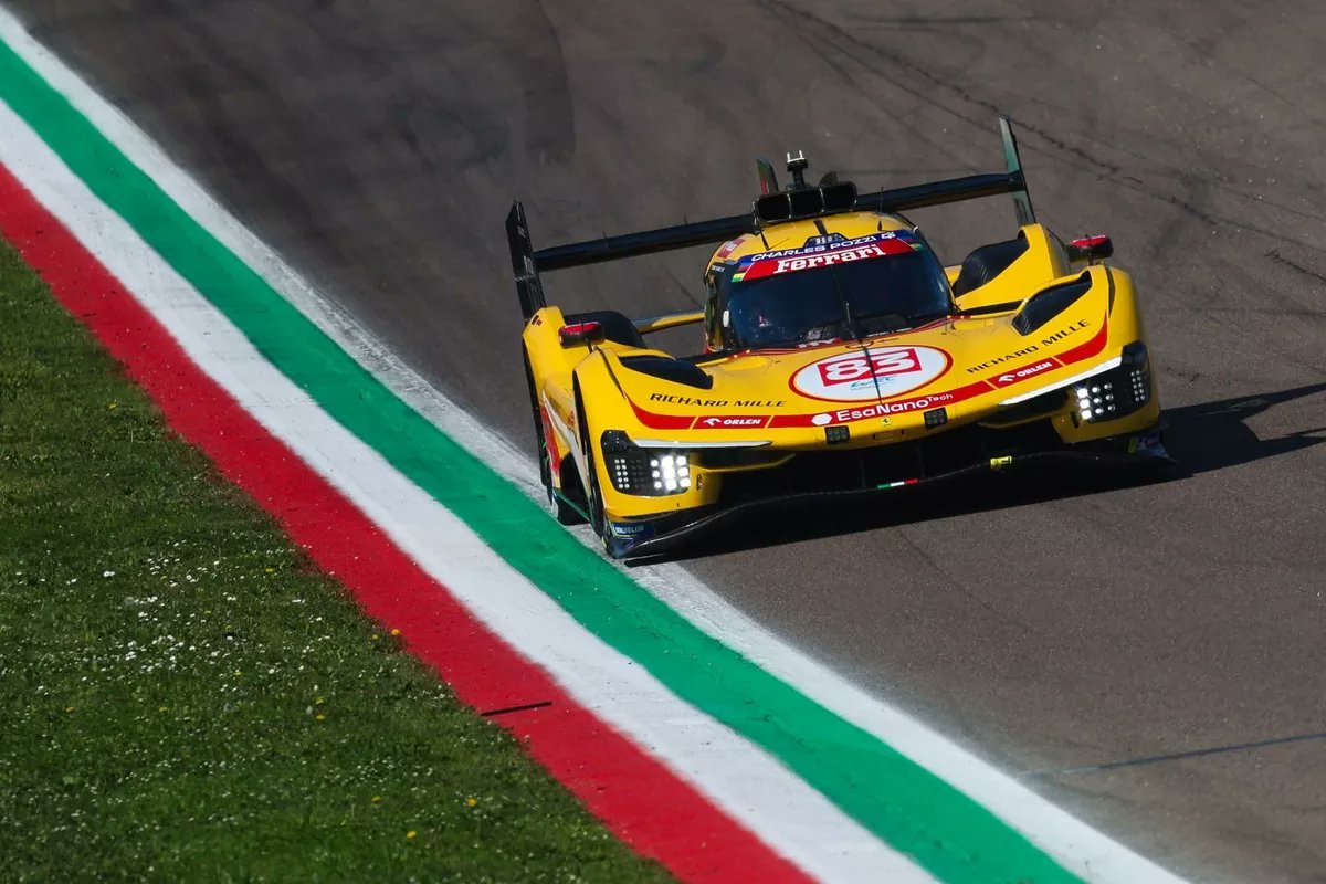 NotFifthGear's tweet photo. This week at Imola so far

Prologue: Ferrari 1-2-3
FP1: Ferrari 1-2-3

Still a lot of laps left, expect a stronger challenge by qualifying time. https://t.co/kBnbKnES0b