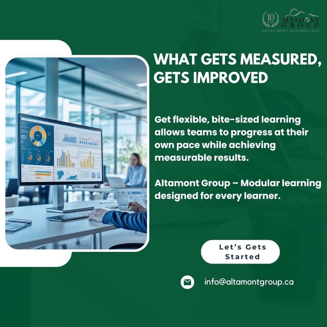 learning analytics tools give managers visibility into who has completed training, where gaps exist, and how to optimize learning pathways. Make data-driven learning a reality.
Learn more: able.altamontgroup.ca