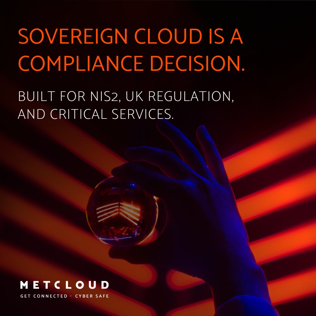 METCLOUD_com's tweet image. #NIS2 and the UK Cybersecurity and Resilience signal a clear shift in cybersecurity expectations.

METCLOUD delivers UK‑#sovereign AI with full data control.

💭🔗 metcloud.com