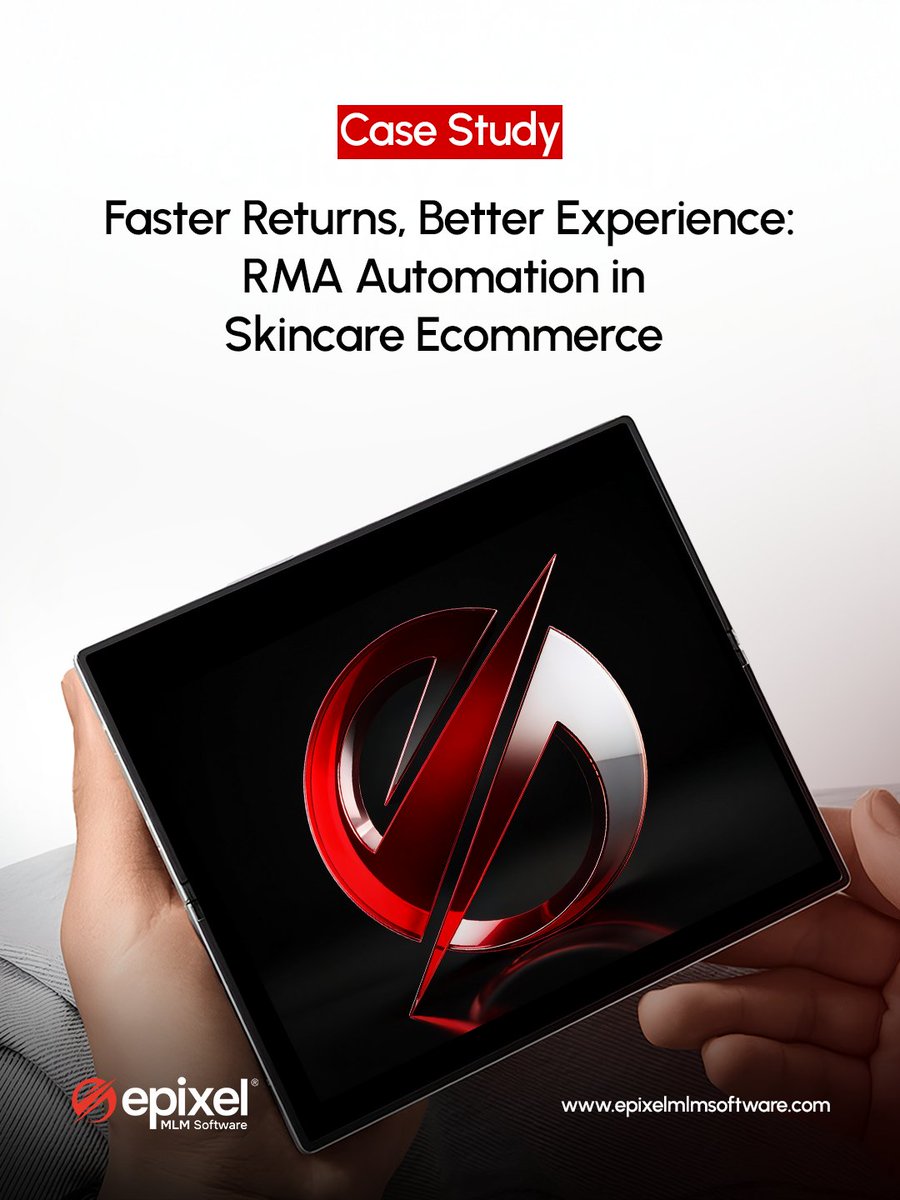 epixelmlmsoft's tweet photo. This case study shows how a structured RMA system simplifies workflows and brings better control to ecommerce MLM operations.

https://t.co/HrrSE4UCyd

#directselling #casestudy #customersatisfication #skincarebusiness #epixelmlmsoftware https://t.co/Q54Sgy1Khd