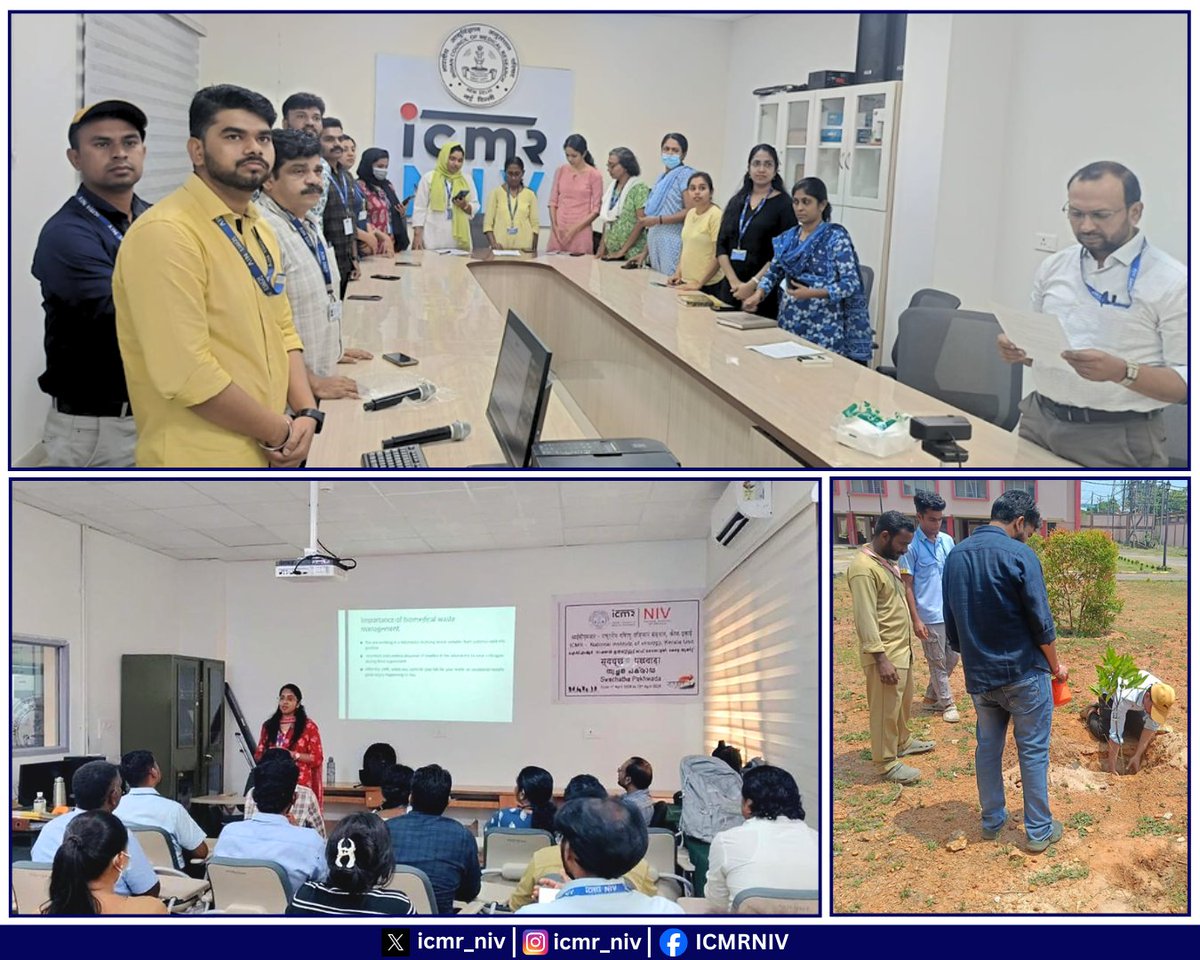 icmr_niv's tweet image. @ICMR_NIV, Kerala unit, Alappuzha observed #SwachhataPakhwada2026 from 01.04.2026 to 15.04.2026, organizing various activities to raise #awareness about the importance of #cleanliness, #hygiene &amp;amp; environmental #sustainability. @MoHFW_India @DeptHealthRes @ICMRDELHI #SwachhBharat