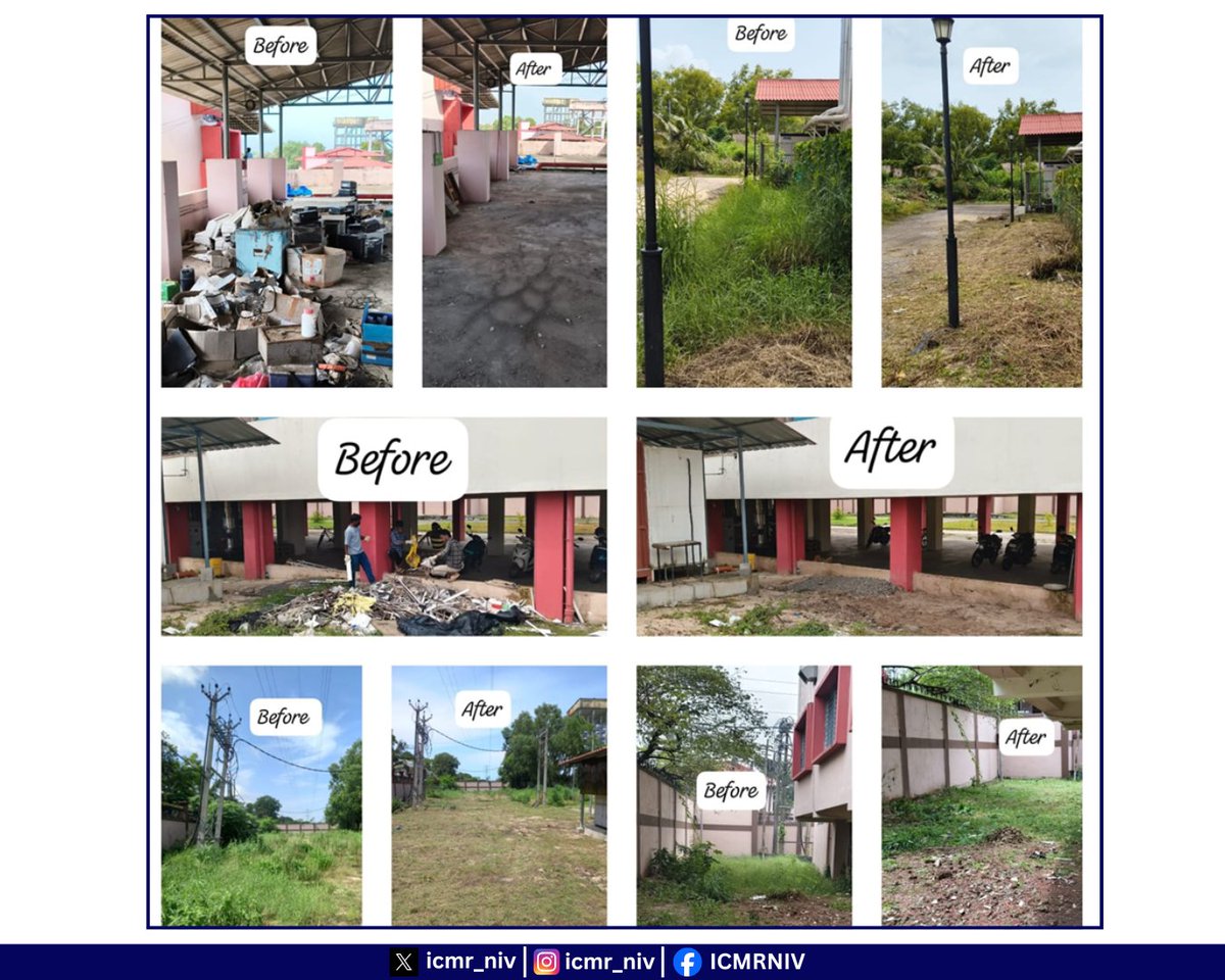 icmr_niv's tweet image. @ICMR_NIV, Kerala unit, Alappuzha observed #SwachhataPakhwada2026 from 01.04.2026 to 15.04.2026, organizing various activities to raise #awareness about the importance of #cleanliness, #hygiene &amp;amp; environmental #sustainability. @MoHFW_India @DeptHealthRes @ICMRDELHI #SwachhBharat