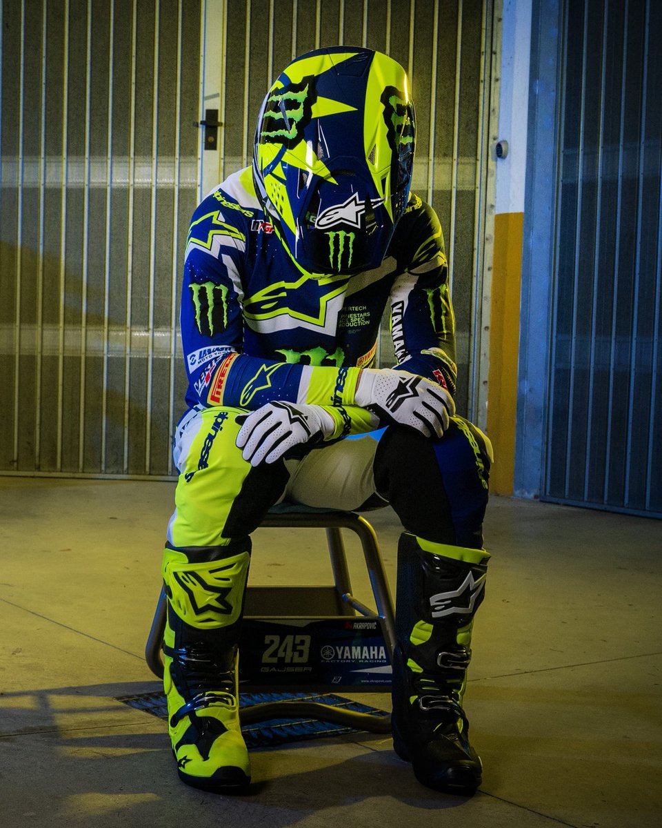 everythingmrace's tweet image. Tim Gajser is running a Valentino Rossi tribute design and graphics for the MXGP in Trentino this weekend 🔥 

#MXGP #MotoGP