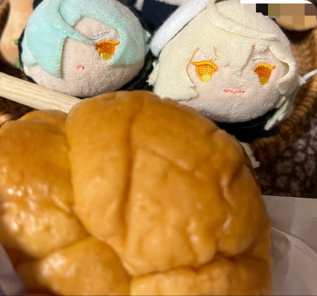 同僚に影響されて、晩ごはんはチキンタツタ🍔にしました（笑）
お留守番させてた土偶ちゃん達ともち源氏にも満足してもらえたようです（笑）