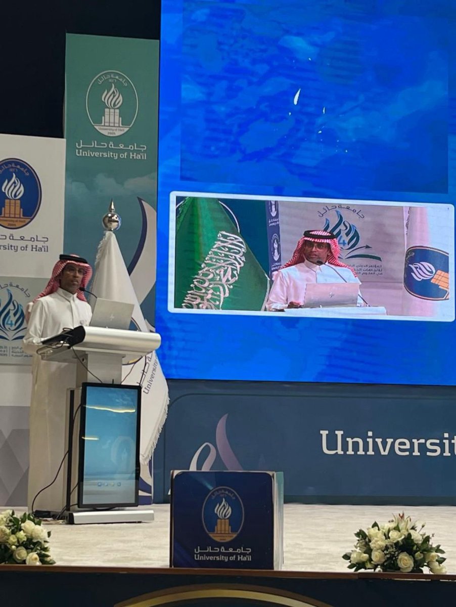 kkueduedu's tweet photo. شارك سعادة د. أشرف العتيبي - أستاذ الاحصاء المشارك في قسم #علم_النفس - بورقة علمية بعنوان: «تأثير طريقة التدوير المائل وحجم العينة على مخرجات التخليل العاملي الاستكشافي»، وذلك ضمن أعمال المؤتمر الدولي الرابع «الاتجاهات الحديثة في العلوم التربوية»، الذي أُقيم في جامعة حائل خلال الفترة 15–16 أبريل 2026م.
#جامعة_الملك_خالد 
#كلية_التربية