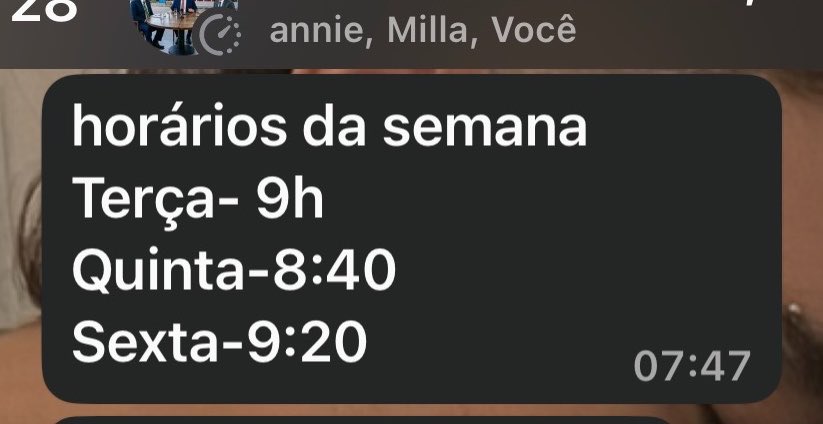 sstudiobibi's tweet photo. nosso cronograma de horários pra chegar em algumas aulas (todas começam 8:50) 🙏🙏 https://t.co/8z9Mq8jREE