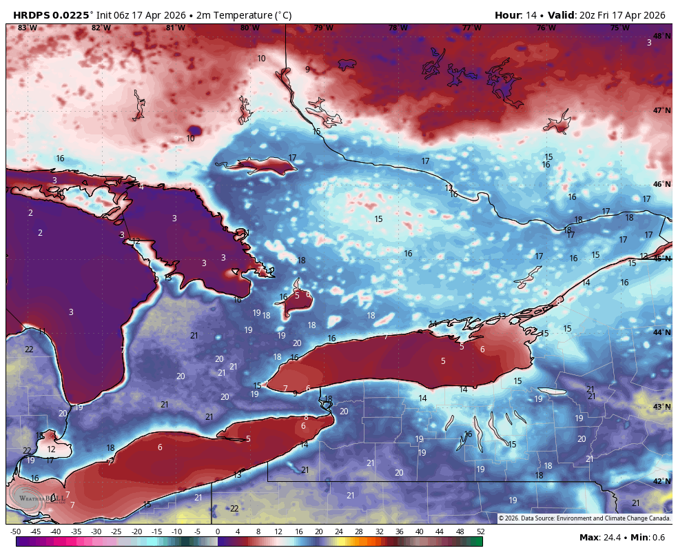 WxOntario1's tweet image. Mild start to the day across Southern #Ontario

Temps range from the upper single digits to near 10C

Dense fog is being reported across parts of the region

Stellar afternoon on tap with temps ranging from the mid teens to near 20C with mainly sunny skies 🌞 

#OnWX #ONStorm