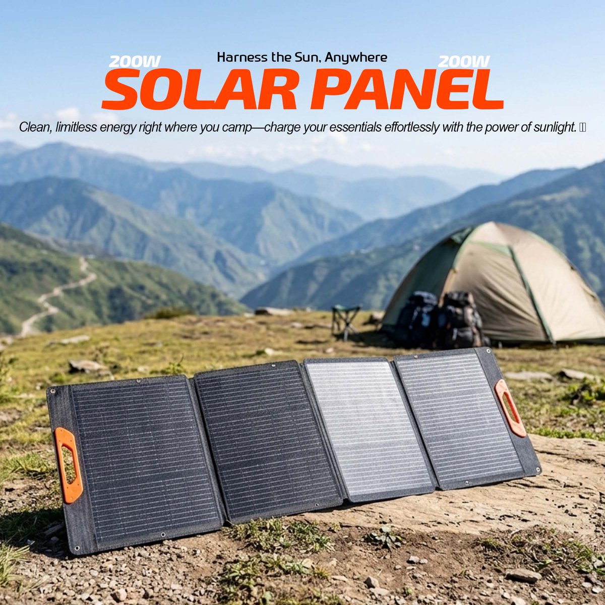 IndiaRefir76885's tweet image. Power up your next adventure with 200W of clean, portable energy. From remote campsites to off-grid treks, keep your essentials charged effortlessly.
.
.
.
#solar #campinglife #offgrid #cleanenergy #adventuregear #solarpanel #portablepower #outdoors #refire