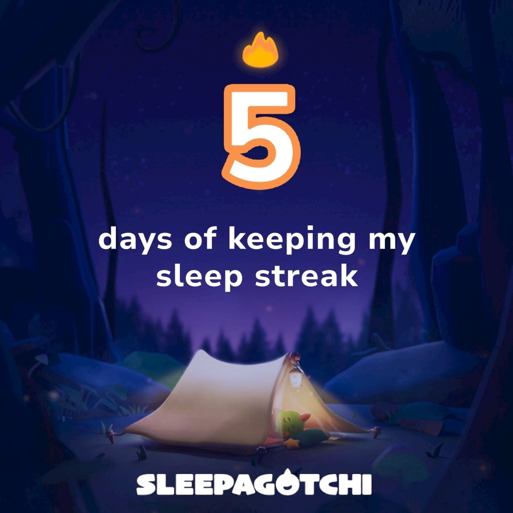 AlexShaposhNik's tweet photo. Got a sleep streak and vSLEEP!
Join me on Sleepagotchi.
https://t.co/r0ySn88oS0 https://t.co/A3WKkZmesg