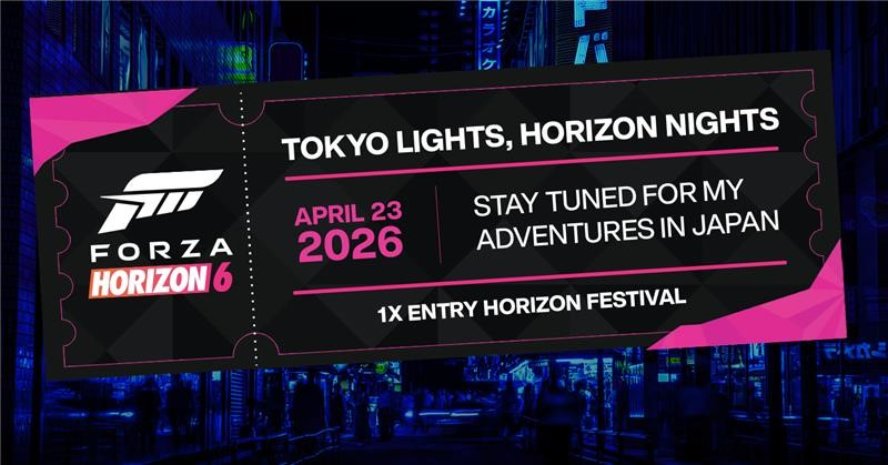 Dan5Okada's tweet image. 【情報解禁】
世界中のクリエイターが集う「Tokyo Lights, Horizon Nights」にXbox様およびPlayground Games様から招待していただきました！
リアルHorizon Festivalに参加してきます！
会場は撮影OKみたいなので後日YouTubeにアップします!! 
#fh6
#forzahorizon6
#xbox