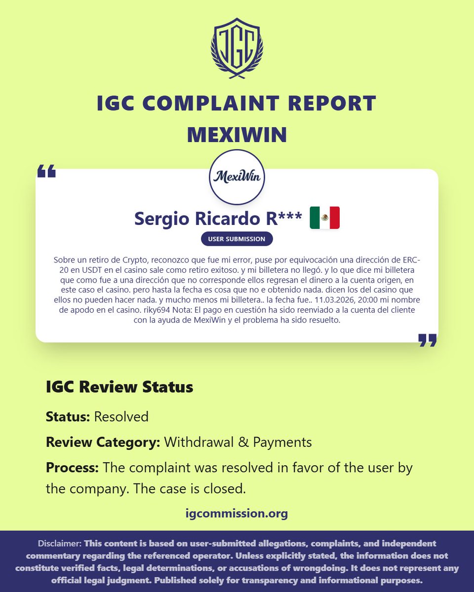 IG Commission tweet media