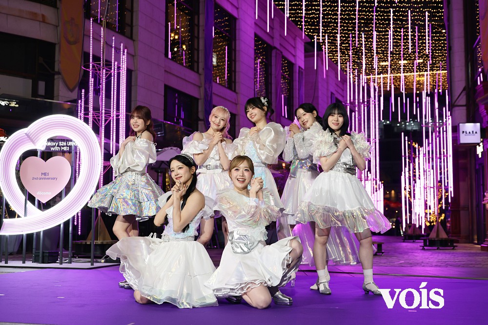 voisjp's tweet photo. デビュー２周年・ME:I、赤坂に降臨
グループ初のイルミ点灯式に「ドキドキ」
明るい未来をイメージした衣装で 「Best Match」をSPパフォ

NTT ドコモ presents #ナイトグラフィーイルミネーション
by Galaxy with ME:I”点灯式

🗒️記事はこちら
https://t.co/JgXKnaq7YA

#ME_I #ミーアイ #미아이 #BestMatch