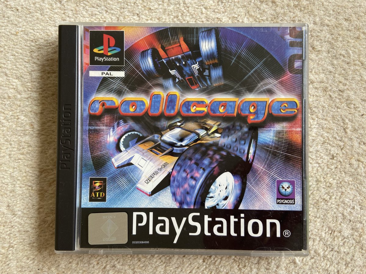 EightbitAdam's tweet photo. Rollcage on the #PlayStation was one of those games where I constantly played the demo, but never purchased the game when it released. So I decided to treat myself. https://t.co/EqJxTpiHxH