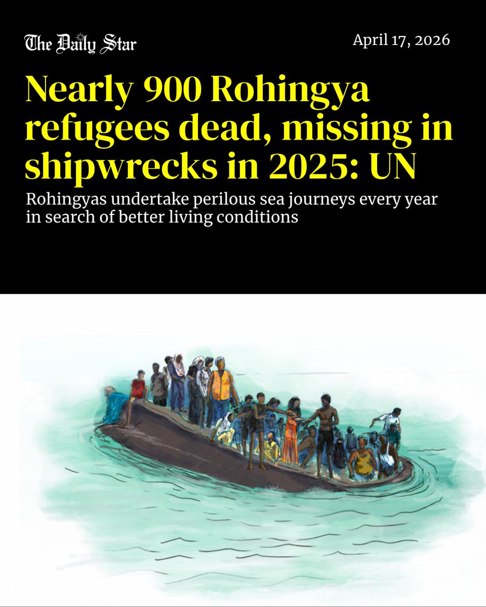 dailystarnews's tweet image. Read here thedailystar.net/news/world/new…
#Rohingya #Dead #missing