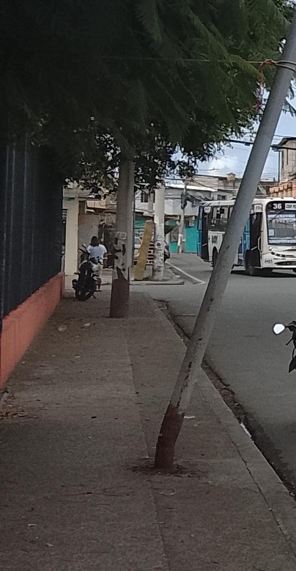 amariliserrano's tweet photo. @servicioscnelep Estimados, reportamos poste inclinado que podría causar daños a los transeúntes. Telf. +593 99 780 9191 Sr. Félix Román Presidente del Consejo Barriál Renacer. Parque Deportivo Calle 16 entre I y la J, entrada por la 25ava. Urgente. Ya  reportado sin respuesta https://t.co/LKAZ6JwiEl