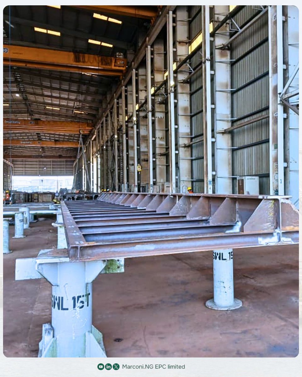 Marconi_NG's tweet image. Progress continues on our Sleeper Project, with every phase executed to meet required specifications and performance standards.

From fabrication to installation readiness, quality and safety remain our top priorities.

#MARCONING #StructuralEngineering #QualityFirst