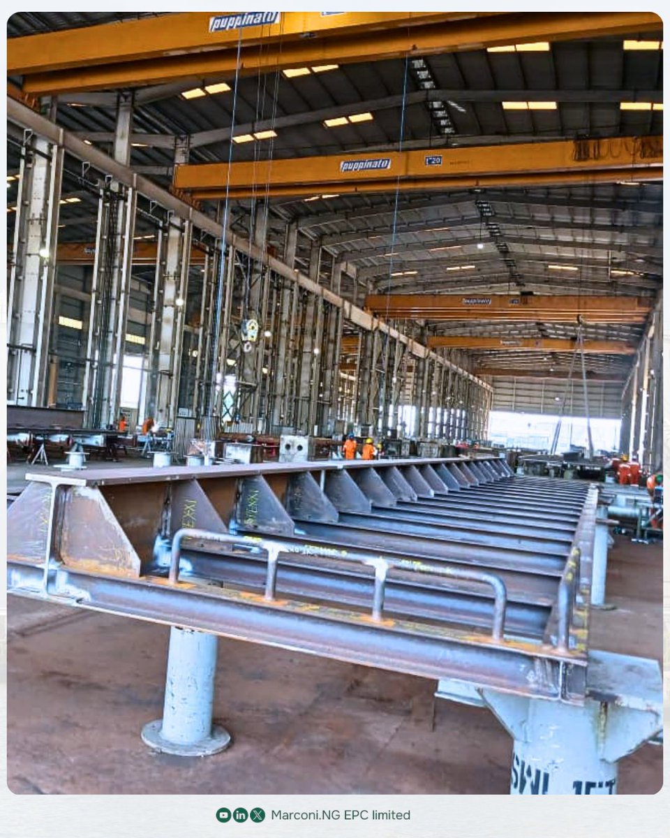 Marconi_NG's tweet image. Progress continues on our Sleeper Project, with every phase executed to meet required specifications and performance standards.

From fabrication to installation readiness, quality and safety remain our top priorities.

#MARCONING #StructuralEngineering #QualityFirst