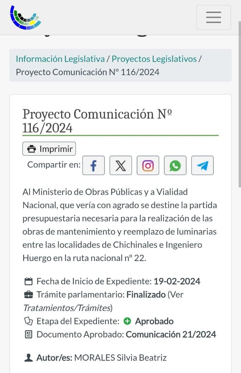 Moraleslegis's tweet photo. 📌Mejoras en iluminación entre Chichinales e Ingeniero Huergo. https://t.co/PBUiup0HQ8