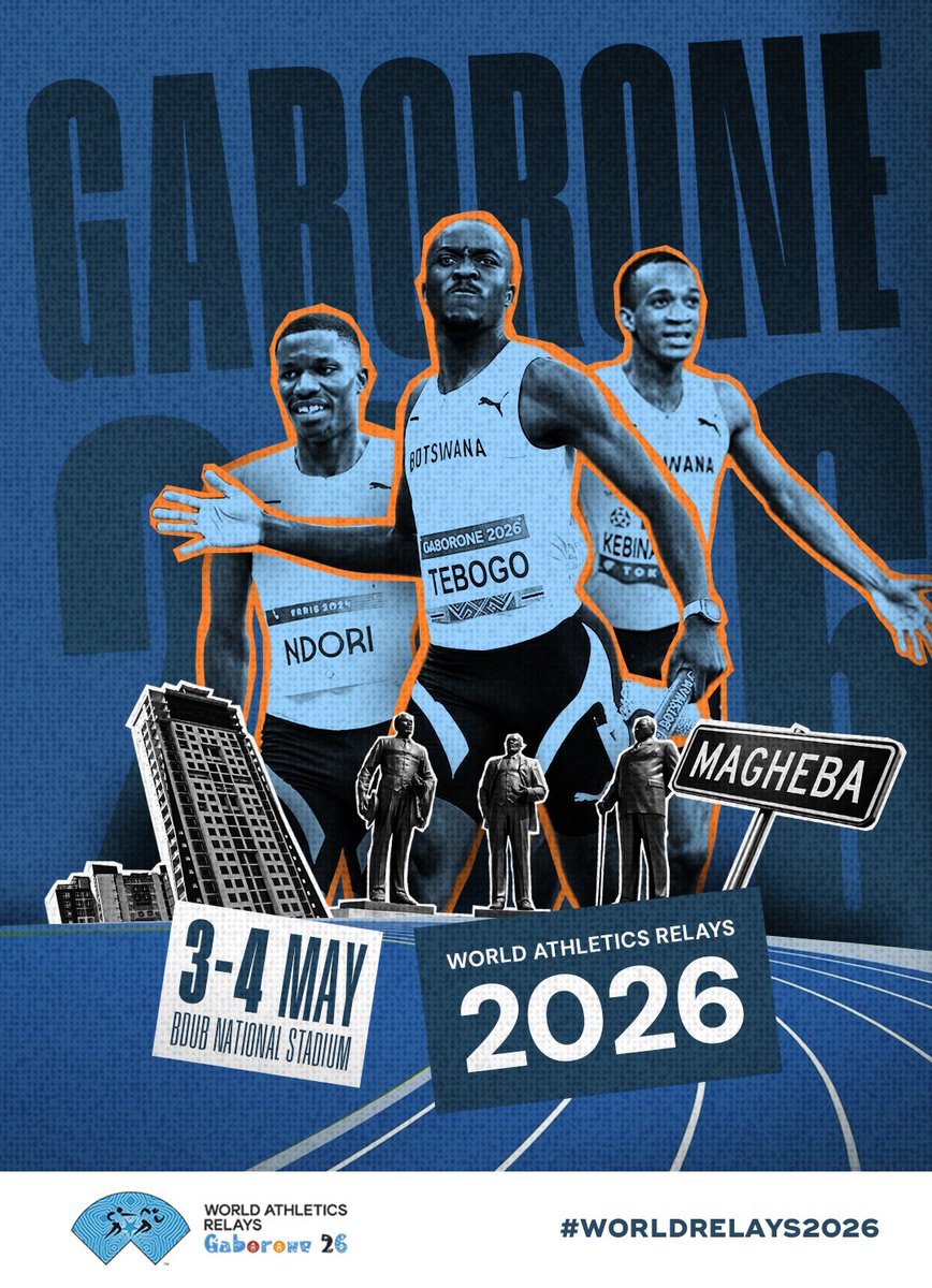 In support of the #WorldRelays2026, taking place this May in Gaborone, Botswana, I designed this fan art for Team Botswana. Courtesy of EyesOfBrandon Media 🇧🇼🎨 

Wishing our stars all the best 🫂

#EyesOfBrandon #DesignExpert #ContentMarketingExpert