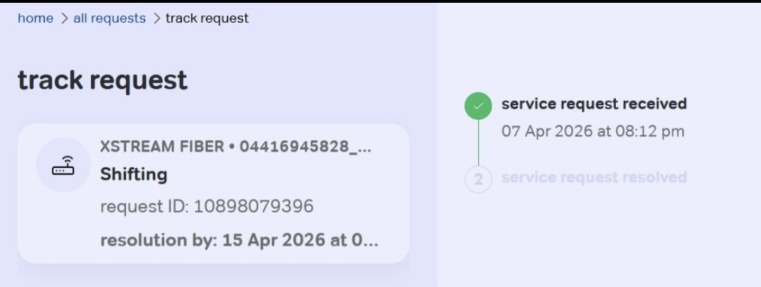 gokulsaran1's tweet image. @airtelindia I raised a request on 7th April for the work to be done on 13th April. Till now no proper response from your customer care. I requested for termination of connection. I dont have proper response still for termination request too. #Poorcustomerservice #Airtel #