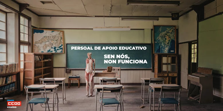🟥 Décadas de loita e conquistas a prol do persoal de apoio educativo

Desde CCOO Ensino queremos reafirmar o noso compromiso histórico co persoal non docente. Levamos décadas traballando arreo para mellorar as condicións laborais dun colectivo prioritario e esencial no