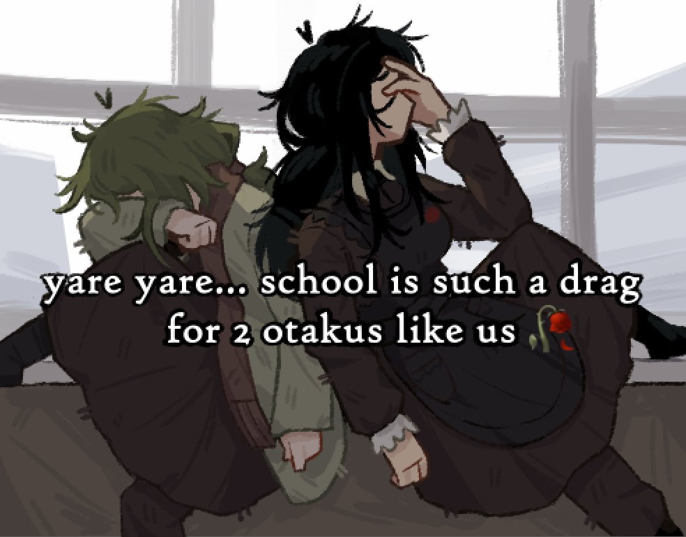 ira was already like that and marina just wanted to join in #zato