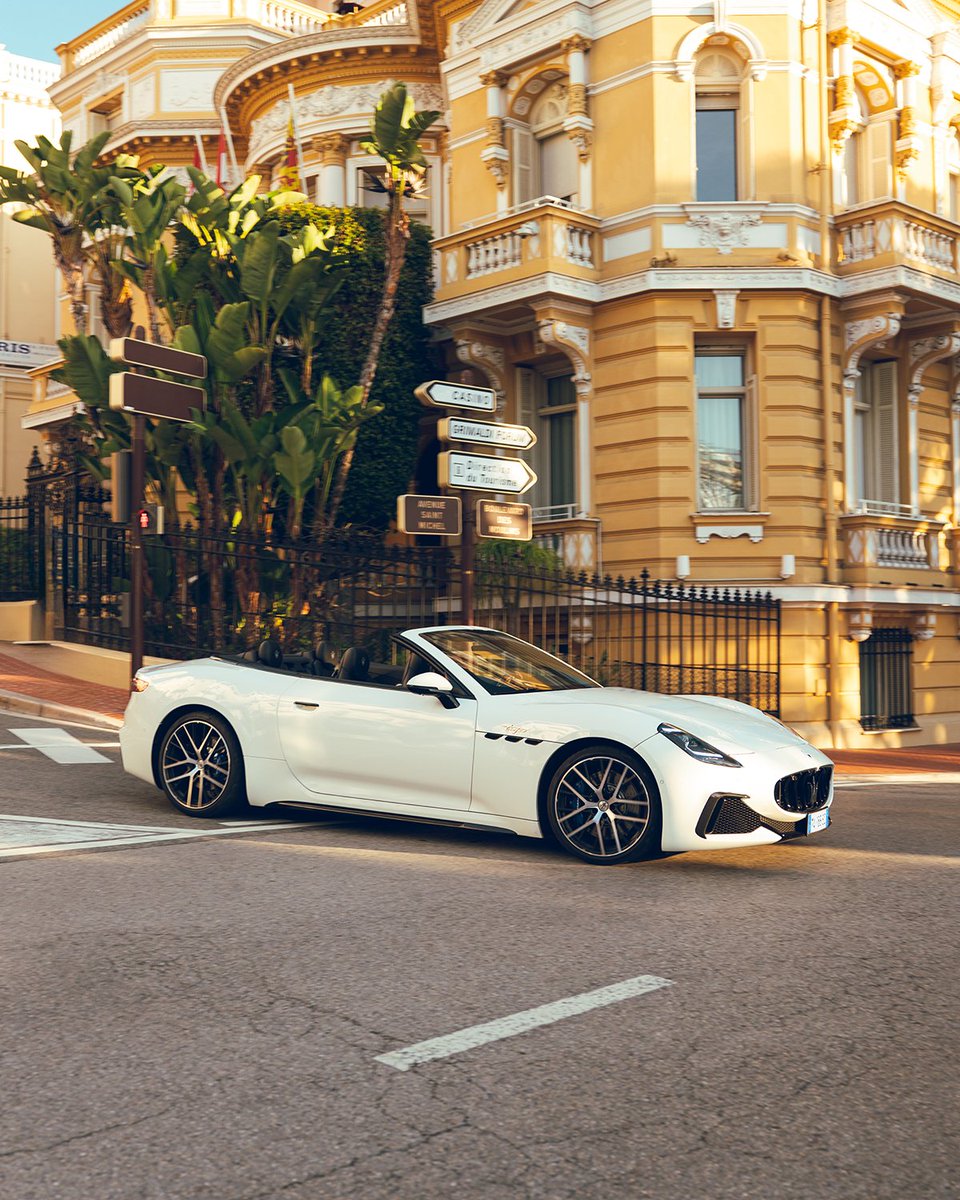 Maserati_ME's tweet photo. The rush of the sea air, the sun on your skin and the sweet sound of the twin-turbo Nettuno engine in your ears. Live the ultimate sensory experience with the #MaseratiGranCabrio. 
#Maserati https://t.co/dWEN8EOPTJ