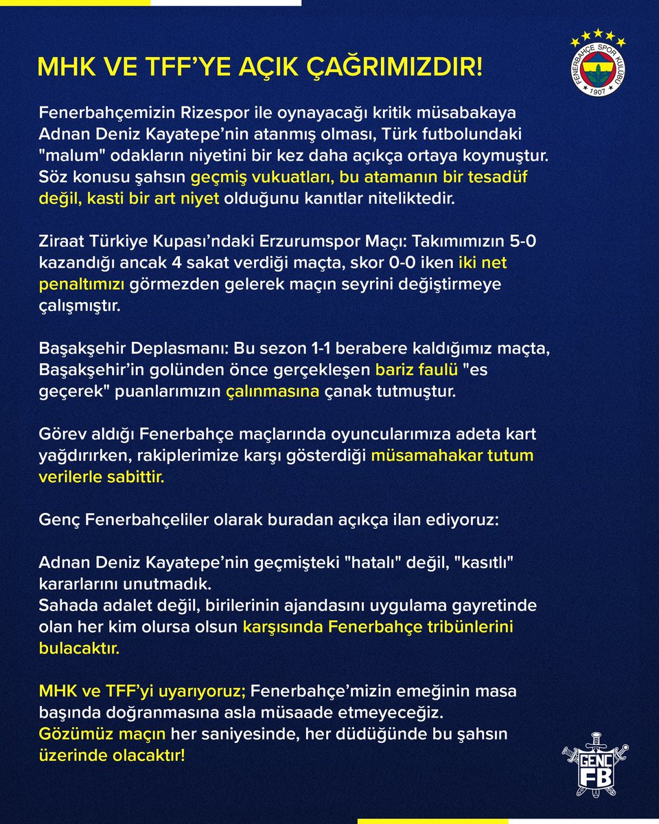 Genç Fenerbahçeliler tweet media