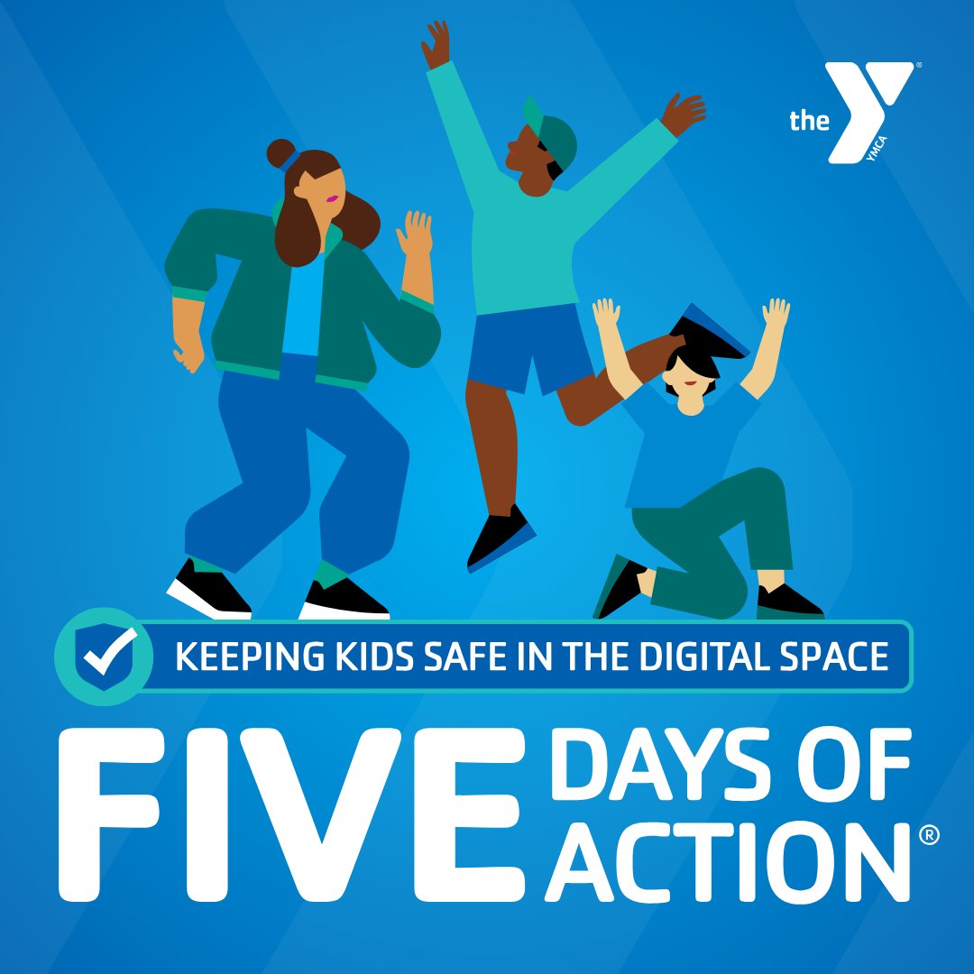 OldColonyYMCA's tweet photo. It’s time to take action.

As Five Days of Action® wraps up, take the pledge to protect children and stay committed to digital safety.

Sign today: https://t.co/La5NF2JEHH
#FiveDaysofAction https://t.co/ml8lygBNyK