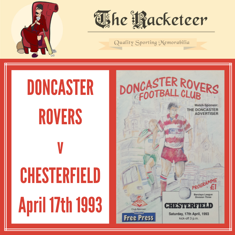 Theracketeer1's tweet image. #OnThisDay in 1993, and @drfc_official were playing @ChesterfieldFC in a @Barclays Div III game

#footballprogrammes @doncasterfans @spireitesgroup #Doncaster #Chesterfield 

the-racketeer.co.uk/doncaster-146-…