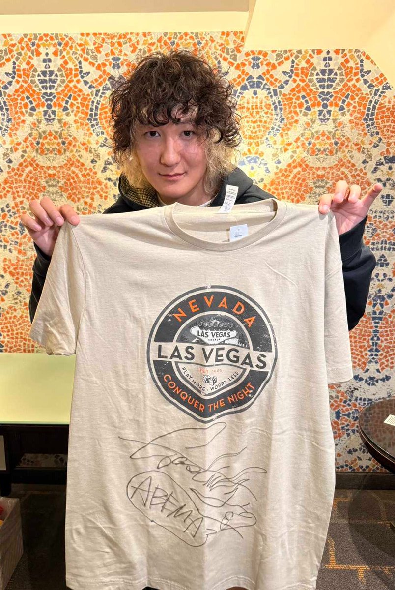 Abema_wrestling's tweet photo. ／
NOAH 佐々木憂流迦選手
サイン入りTシャツを1名様に🎁
＼

リポストしてくれた方の中から抽選で
佐々木憂流迦選手からの"お土産"Tシャツが当たる！

▼応募方法
❶@ABEMA @Abema_wrestling をフォロー
❷この投稿をリポスト
※締切 4/20(月) 23:59まで