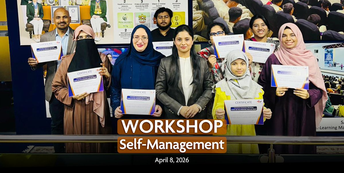 Stress &amp; Self-Management Awareness Workshop!
Congratulations to everyone who took a step towards their well-being.

Here’s to healthier, happier living!

Are you ready to take your step?
+92-321-3894095

FuturisticLearning.com

#selfmanagement #stressrelief #FuturisticLearning