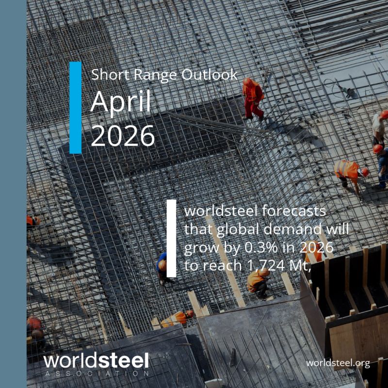 karun_f7's tweet image. Global #steel demand is expected to grow by 0.3% in 2026, reaching 1,724 Mt, before accelerating to 2.2% growth in 2027. The outlook reflects improving conditions across major developed economies, continued strength in India, and a gradual easing of demand contraction in China.