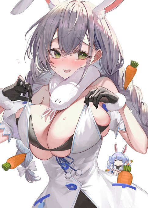 「こっ、こぼれちゃいそうぺこ......💦」 