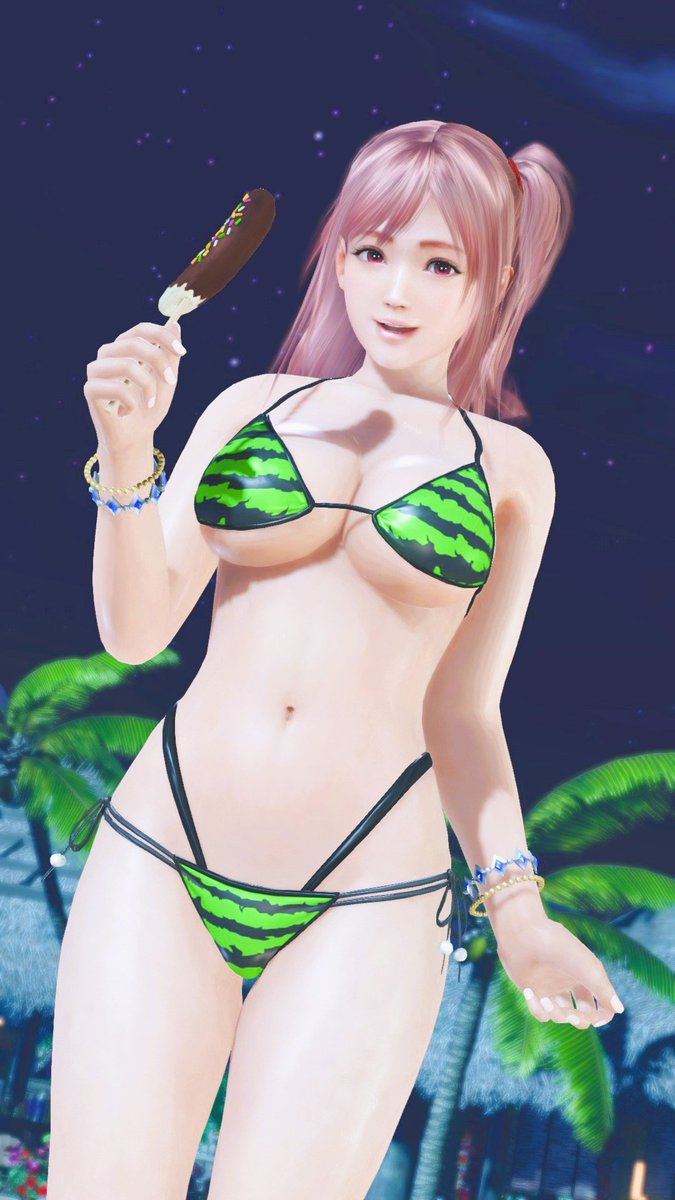 ２つのスイカとチョコバナナ。

#DOAXVV