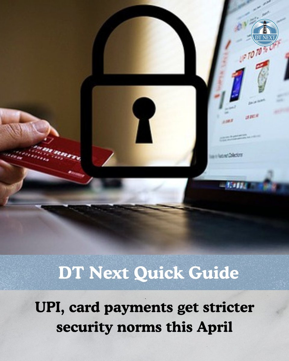 dt_next's tweet image. Starting this April, the UPI will have a new set of rules, including a two-step verification for transactions. Here is all you need to know about the updated rules. 

dtnext.in/explainer/upi-…

#DTNext #UPI #Transactions #Online #Money #Transfer