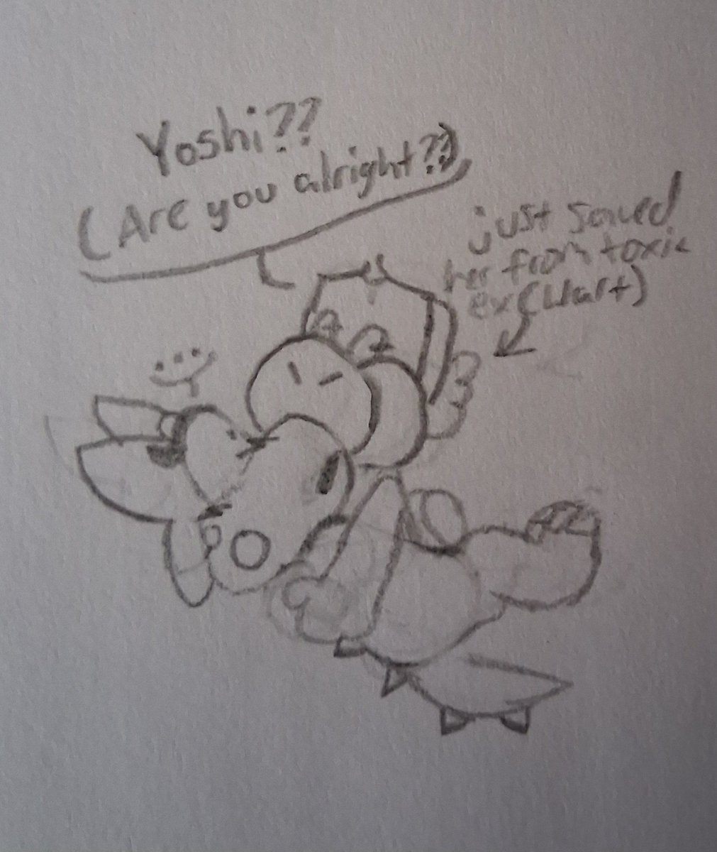 comfy_floof's tweet photo. "I didn't know what I was looking for... til I found her (him)...πΆ"
(my interpretation of how a short cameo of yoshi & birdo/birdetta having a light romance couldve been in the movie,, curse you nintendo π)
#Yoshi x #Birdo #Birdetta #TheSuperMarioGalaxyMovie #Nintendo https://t.co/QrriLGsw63