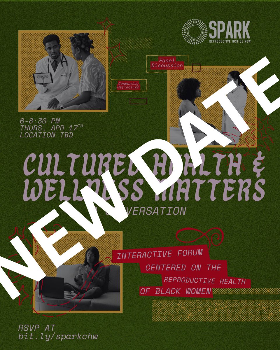SPARKRJNOW's tweet photo. Cultured Health &amp; Wellness Matters has been postponed! The new event date is April 28th. Stay tuned for our panelist announcement  👀

RSVP AT https://t.co/FIzmbIDmX9 https://t.co/wy5NdGbSbi