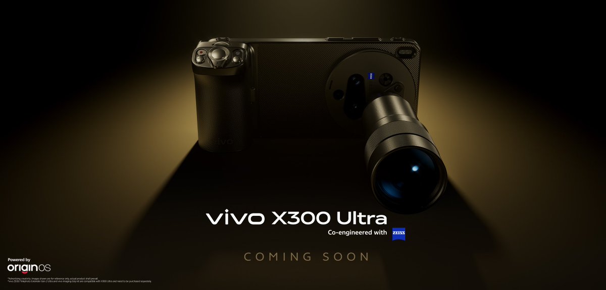 ZionsAnvin's tweet image. Vivo X300 FE and X300 Ultra teasers begin in India.

#Vivo #VivoX300FE #VivoX300Ultra