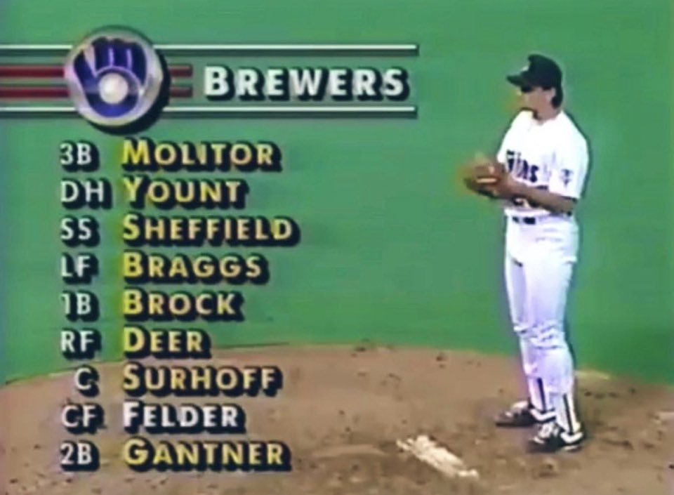 RipInWisconsin's tweet image. The ‘89 Milwaukee Brewers was a ball club 🔥 

#ThisIsMyCrew🍺
#MLB⚾️