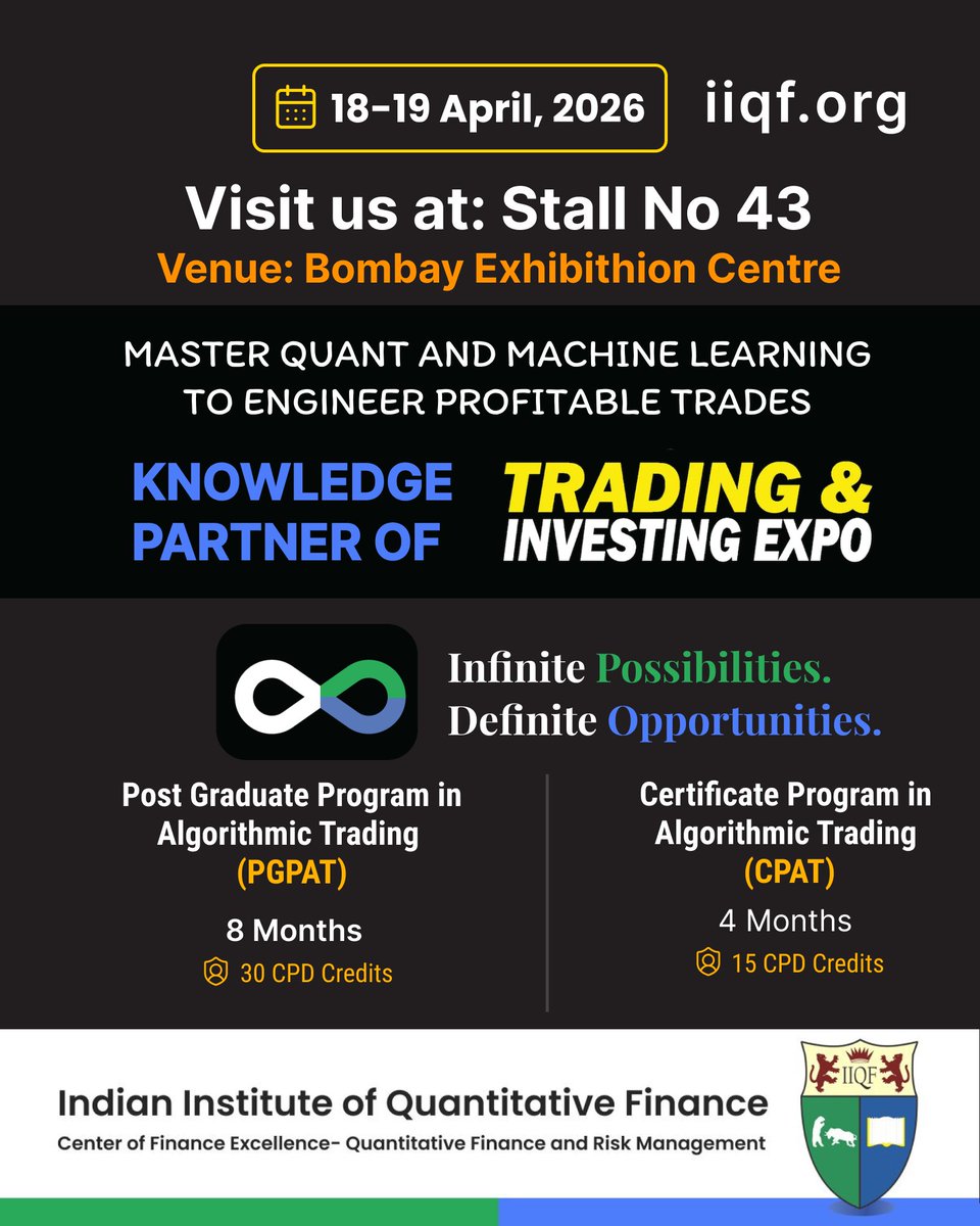 Indian Institute of Quantitative Finance tweet media