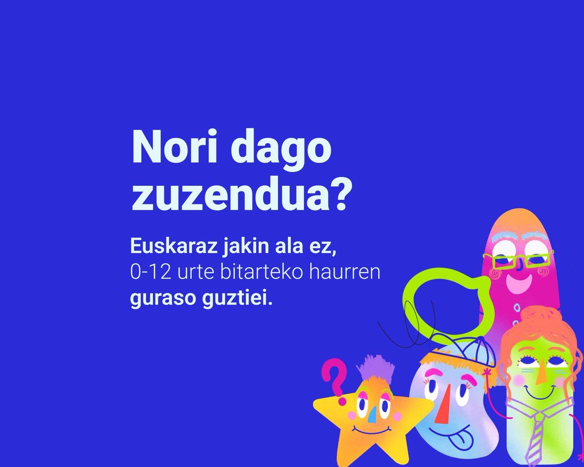 TaupaMugimendua's tweet photo. 🔹 Gure haurren ingurua euskaldunagoa izatea nahi duten familientzako ekimen berria da #eusfera .

🔹 Euskara jakin ala ez, 0 - 12  urte bitarteko haurrak dituzten guraso guztiei zuzendua.

🗓️ Maiatzaren 7tik 17ra.

Gehiago jakin nahi?

https://t.co/W7dSTJcRjw https://t.co/1lTkdk8Nv5