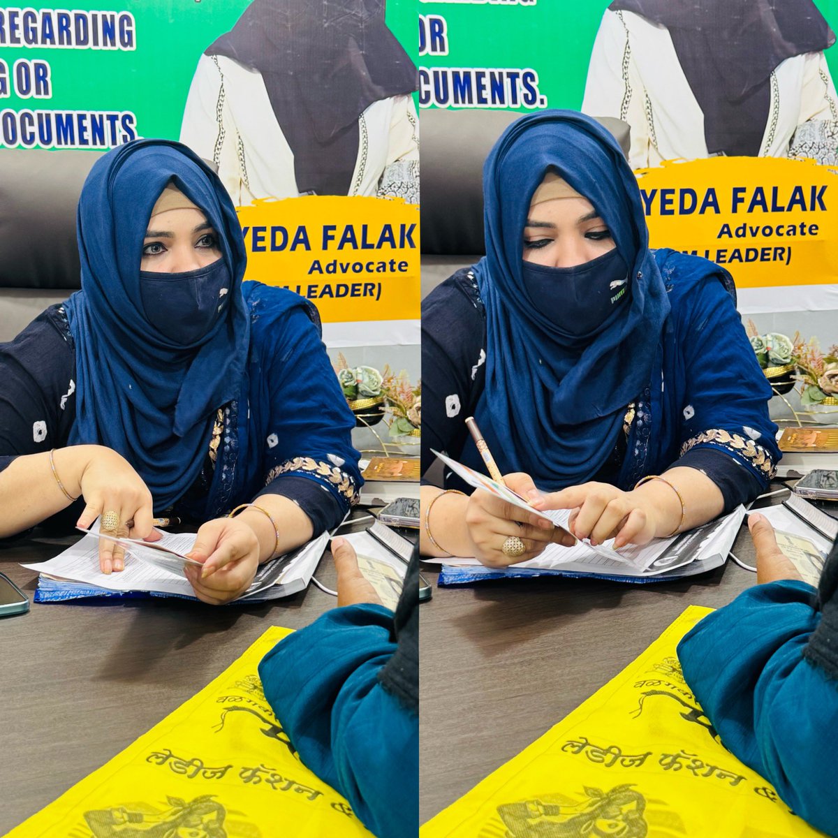 SyedaFalakk's tweet image. Guiding people with SIR(Special Intensive Revision) at my office..

#SIR #HelpDesk #SyedaFalak #AIMIM