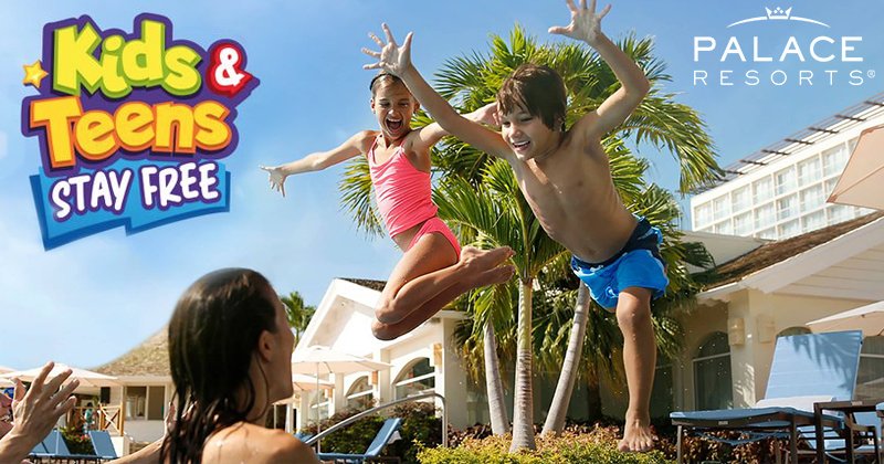 tropicalitytips's tweet image. Kids &amp;amp; teens stay free at Palace Resorts! 🌞💦
Learn more: tinyurl.com/paloffrs
#vacation #vacations #allinclusive #familyfun